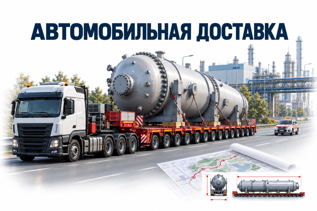 Автомобильная доставка из Китая негабаритного груза Автомобильная доставка