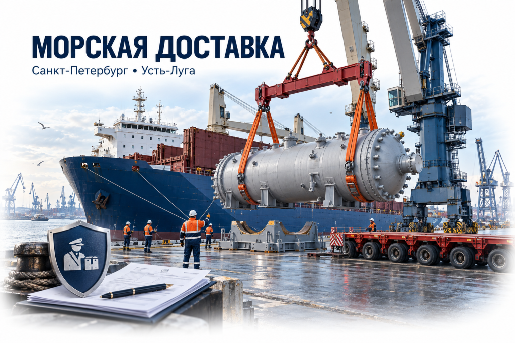 Морская доставка из Китая негабаритного груза Морская доставка