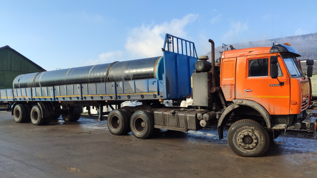 Перевозка труб автотранспортом